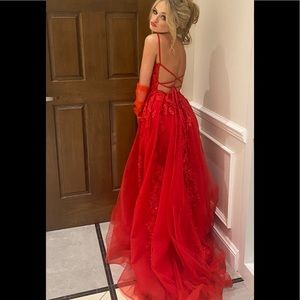 Ted dress full length macduggal brand